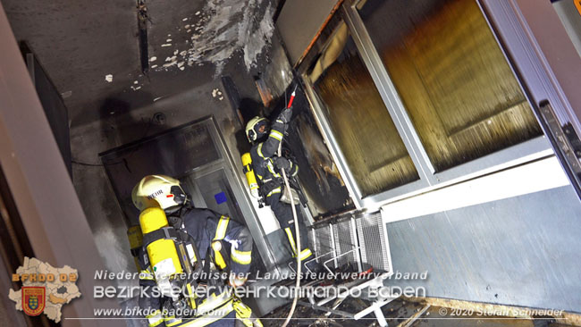 20200409 Brand im Bahnhof Bad Vöslau  Foto: © Stefan Schneider BFK