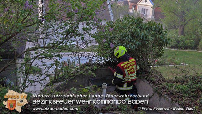 20200419 Kleinbrand in Baden Foto: Freiwillige Feuerwehr Baden-Stadt 20200419 Kleinbrand in Baden Foto: Freiwillige Feuerwehr Baden-Stadt