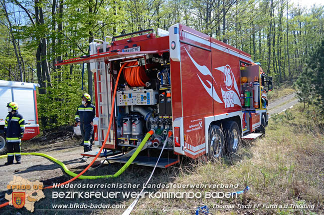 20200420 Brand einer Jagdhütte bei Furth a.d.Triesting  Foto: © Thomas Tisch FF Furth a.d.Triesting