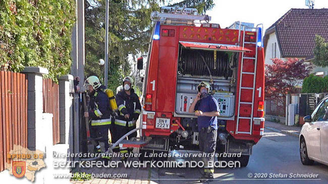 20200422 Brand in einem Nebengeäude in Traiskirchen  Foto: © Stefan Schneider BFK