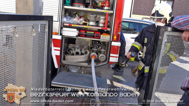 20200422 Brand in einem Nebengeäude in Traiskirchen  Foto: © Stefan Schneider BFK