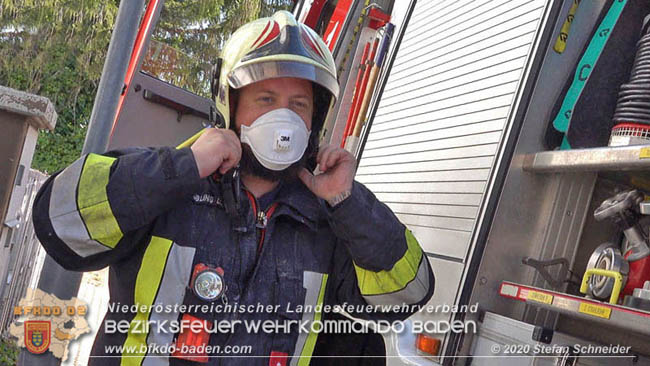 20200422 Brand in einem Nebengeäude in Traiskirchen  Foto: © Stefan Schneider BFK