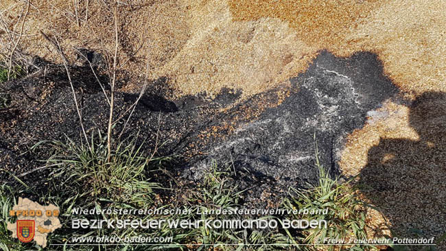 20200422 Brand von Getreideausputz in Pottendorf  Foto: © Freiwillige Feuerwehr Pottendorf 