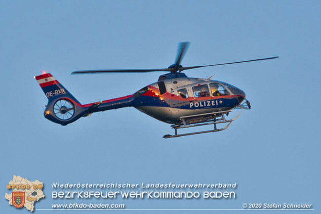 20200422 Waldbrand im Bereich Bezirksgrenze Wopfing (WN) und Alkersdorf (BN)  Foto: © Stefan Schneider BFK Baden