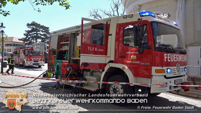 20200428 Wohnungsbrand in Badener Innenstadt Foto: Freiwillige Feuerwehr Baden-Stadt / Stefan Schneider 20200428 Wohnungsbrand in Badener Innenstadt Foto: Freiwillige Feuerwehr Baden-Stadt / Stefan Schneider