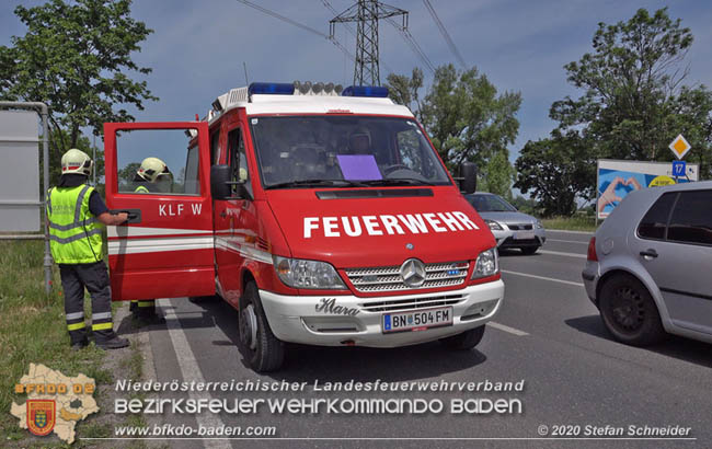 20200522 Folgeeinsatz während Fahrzeugbrand Verkehrsunfall auf der B17 X A2  Foto: © Stefan Schneider