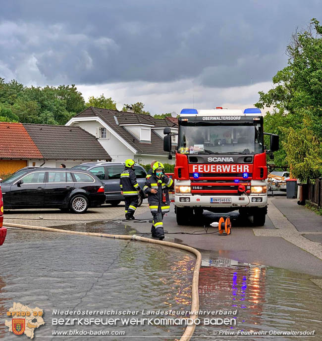 20200603 Heftige Gewitterzelle über Oberwaltersdorf  Foto: © Freiwillige Feuerwehr Oberwaltersdorf