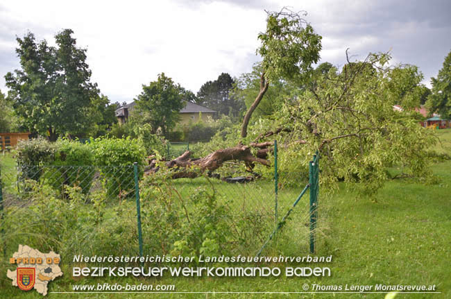 20200603 Heftige Gewitterzelle über Pottendorf  Foto: © Thomas Lenger Monatsrevue.at