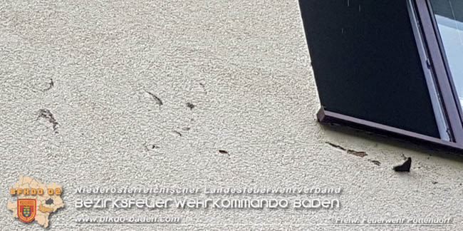 20200603 Heftige Gewitterzelle über Pottendorf  Foto: © Freiwillige Feuerwehr Pottendorf