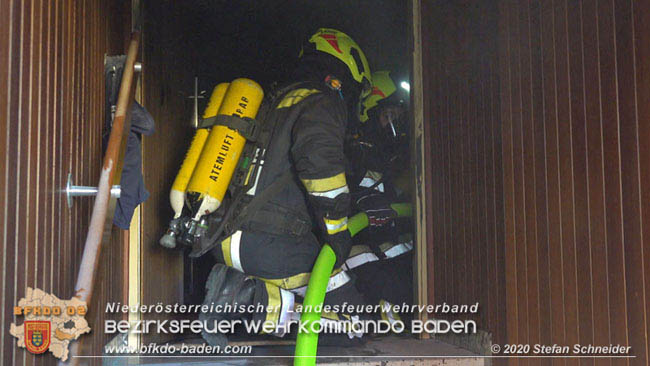 20200606 Brand in einem Tribuswinkler Einfamilienhaus   Foto: © Stefan Schneider BFK Baden 