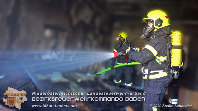 20200606 Brand in einem Tribuswinkler Einfamilienhaus   Foto: © Stefan Schneider BFK Baden 