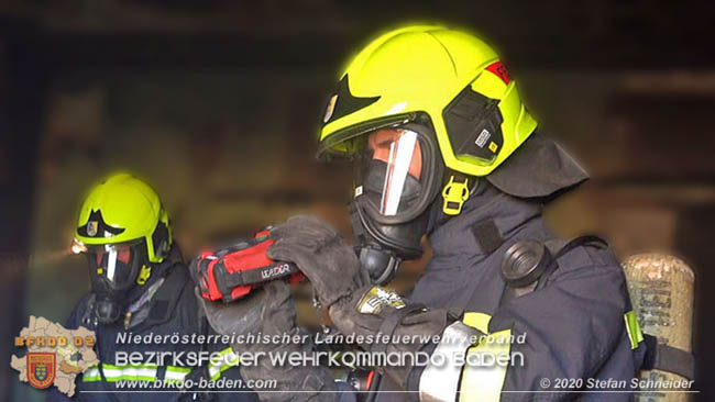 20200606 Brand in einem Tribuswinkler Einfamilienhaus   Foto: © Stefan Schneider BFK Baden 