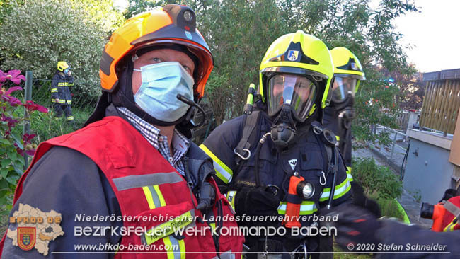 20200606 Brand in einem Tribuswinkler Einfamilienhaus   Foto: © Stefan Schneider BFK Baden 