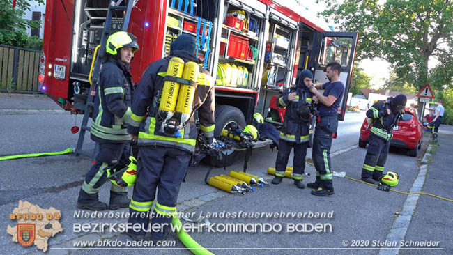 20200606 Brand in einem Tribuswinkler Einfamilienhaus   Foto: © Stefan Schneider BFK Baden 