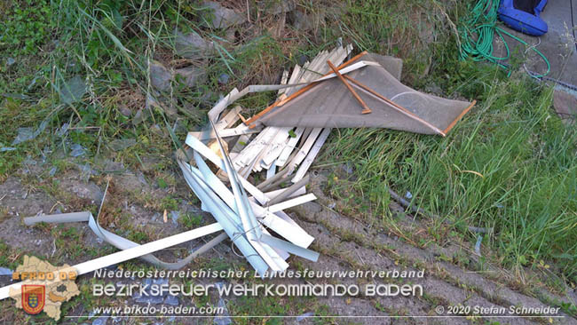 20200606 Brand in einem Tribuswinkler Einfamilienhaus   Foto: © Stefan Schneider BFK Baden 