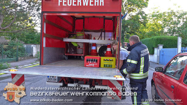20200606 Brand in einem Tribuswinkler Einfamilienhaus   Foto: © Stefan Schneider BFK Baden 