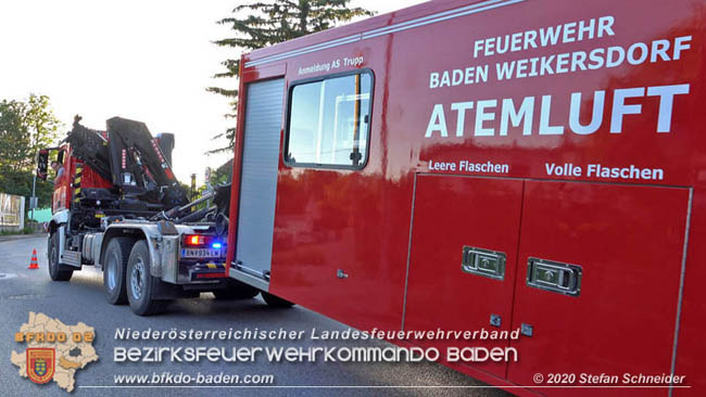 20200606 Brand in einem Tribuswinkler Einfamilienhaus   Foto: © Stefan Schneider BFK Baden 