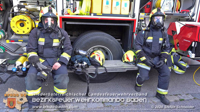 20200606 Brand in einem Tribuswinkler Einfamilienhaus   Foto: © Stefan Schneider BFK Baden 