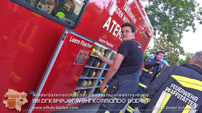 20200606 Brand in einem Tribuswinkler Einfamilienhaus   Foto: © Stefan Schneider BFK Baden 