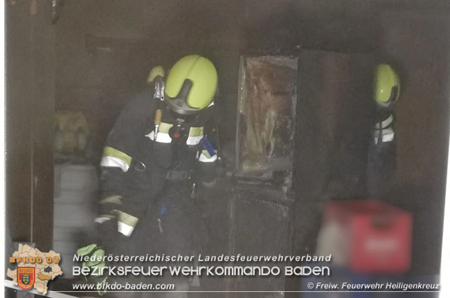 20200608 Brand im Kellergeschoss eines Einfamilienhauses in Heiligenkreuz  Foto:© Freiwillige Feuerwehr Heiligenkreuz