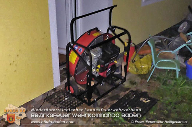 20200608 Brand im Kellergeschoss eines Einfamilienhauses in Heiligenkreuz  Foto:© Freiwillige Feuerwehr Heiligenkreuz