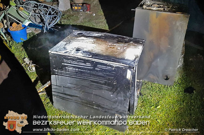 20200608 Brand im Kellergeschoss eines Einfamilienhauses in Heiligenkreuz  Foto:© Patrick Drescher FF Alland