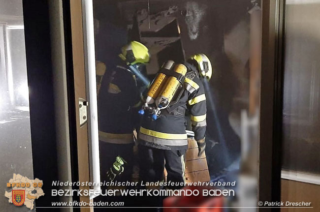20200608 Brand im Kellergeschoss eines Einfamilienhauses in Heiligenkreuz  Foto:© Patrick Drescher FF Alland