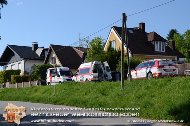 20200627 Eine schwerverletzte Person nach Explosion einer Sauerstoffflasche in Stv.Veit/Triesting  Foto: © Thomas Lenger Monatsrevue.at