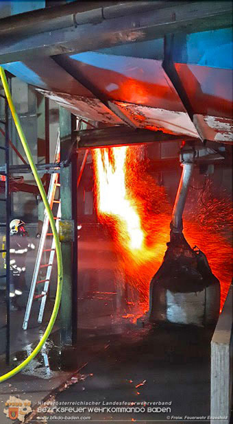 20200707 Brand einer Filteranlage im Gewerbebetrieb   Foto: © Freiwillige Feuerwehr Enzesfeld 