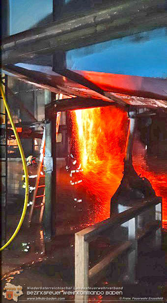 20200707 Brand einer Filteranlage im Gewerbebetrieb   Foto: © Freiwillige Feuerwehr Enzesfeld 