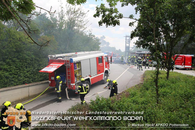 20200712 Elektrobrand beim Forschungszentrum Gut Medau  Foto: © ASB Markus Hackl