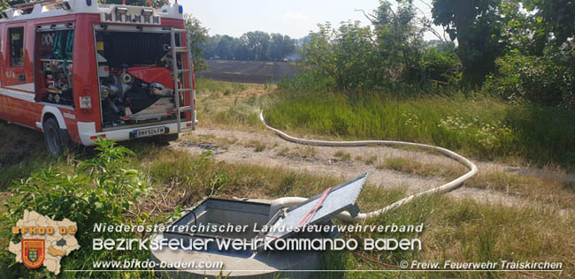 20200721 Feldbrand im Gemeindegebiet Traiskirchen forderte 4 Freiwillige Feuerwehren   Fotos: © Freiwillige Feuerwehr Traiskirchen-Stadt