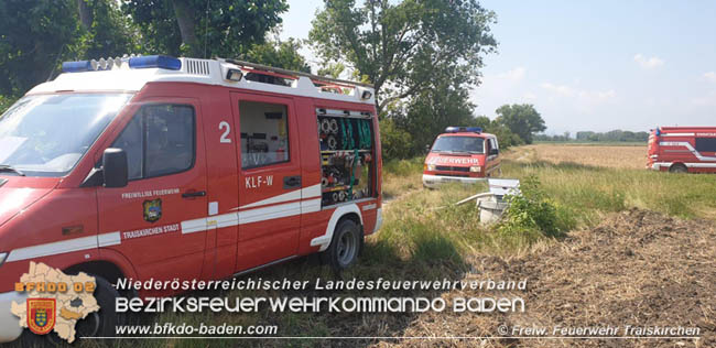 20200721 Feldbrand im Gemeindegebiet Traiskirchen forderte 4 Freiwillige Feuerwehren   Fotos: © Freiwillige Feuerwehr Traiskirchen-Stadt
