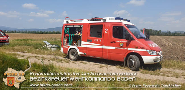 20200721 Feldbrand im Gemeindegebiet Traiskirchen forderte 4 Freiwillige Feuerwehren   Fotos: © Freiwillige Feuerwehr Traiskirchen-Stadt