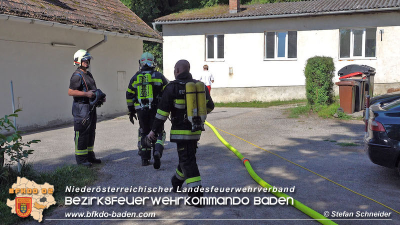 23.07.2020 Küchenbrand Alland Bild:©Stefan Schneider, FF Baden-Stadt