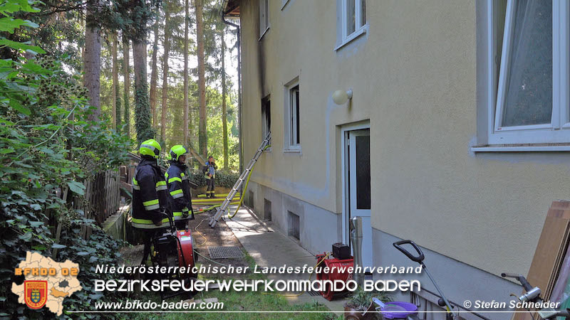 23.07.2020 Küchenbrand Alland Bild:©Stefan Schneider, FF Baden-Stadt