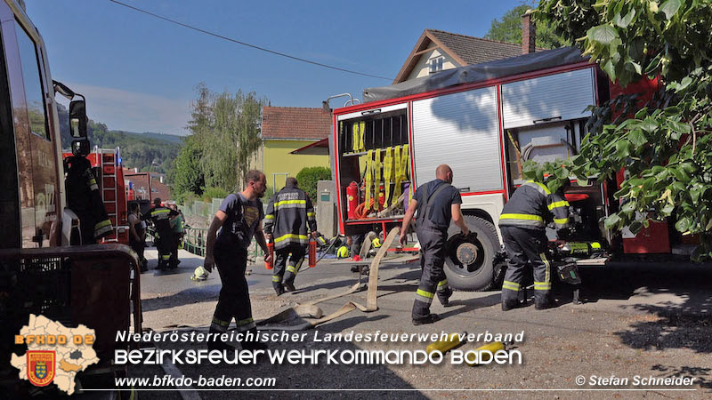 23.07.2020 Küchenbrand Alland Bild:©Stefan Schneider, FF Baden-Stadt
