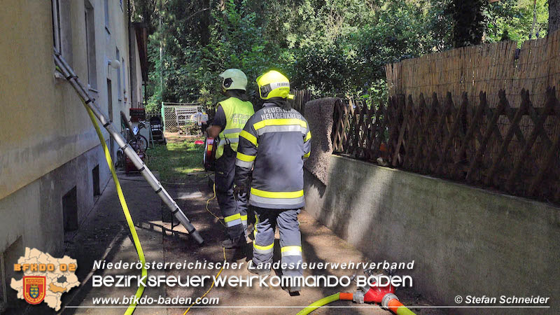 23.07.2020 Küchenbrand Alland Bild:©Stefan Schneider, FF Baden-Stadt