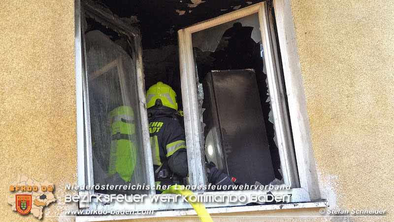 23.07.2020 Küchenbrand Alland Bild:©Stefan Schneider, FF Baden-Stadt