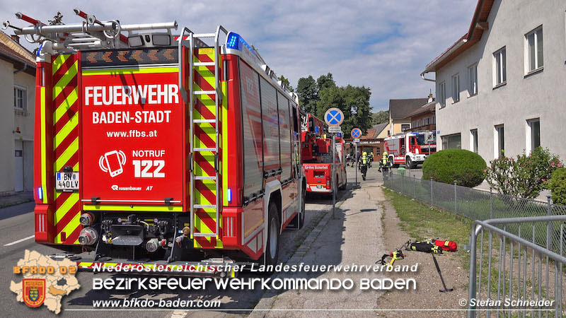 23.07.2020 Küchenbrand Alland Bild:©Stefan Schneider, FF Baden-Stadt