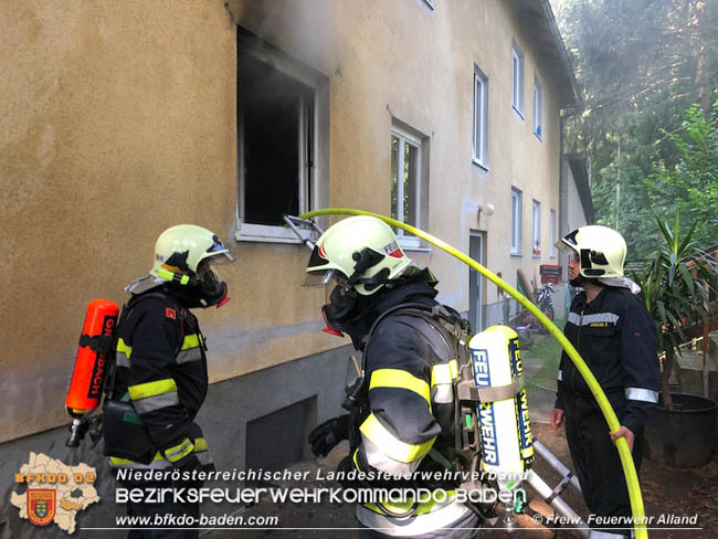 23.07.2020 Küchenbrand Alland Bild:©Feuerwehr Alland