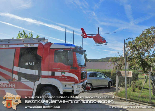 20200827 Kleinkind in Notlage Foto: © Markus Hackl u. Gerald Schwarz FF Pottenstein 20200827 Kleinkind in Notlage Foto: © Markus Hackl u. Gerald Schwarz FF Pottenstein
