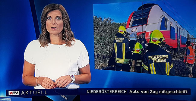 20200827 Tragischer Unfall bei Trumau Screenshot: © ATV 20200827 Tragischer Unfall bei Trumau Screenshot: © ATV