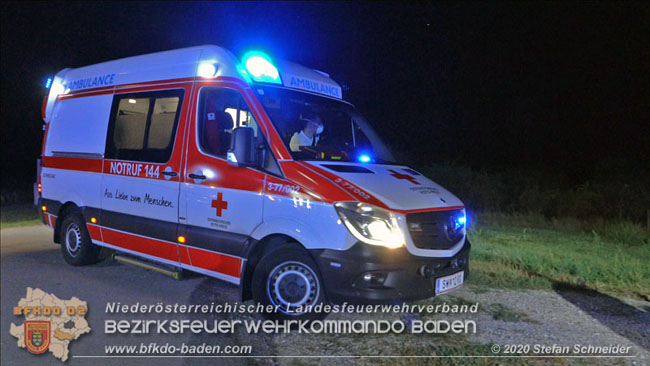 20200904 Verkehrsunfall auf der B210 im Freilandgebiet von Tribuswinkel  Foto: © Stefan Schneider