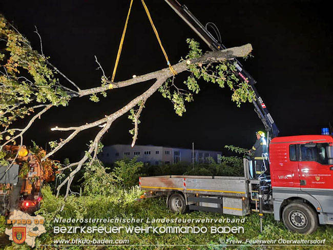 20200906 Vierachs-Lkw Kehrmaschine verunfallt auf der L157 bei Tattendorf   Foto: © FF Oberwaltersdorf