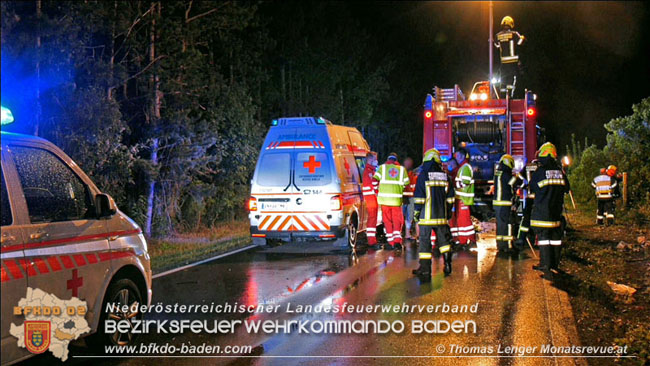20200906 Vierachs-Lkw Kehrmaschine verunfallt auf der L157 bei Tattendorf   Foto: © Thomas Lenger Monatsrevue.at