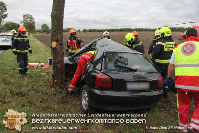 20200928 Verkehrsunfall Möllersdorf - Münchendorf  Fotos: © Hans Dietl FF Möllersdorf