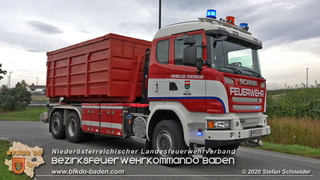 20200102 Bergung eines LKW-Sattelzuges auf der A2 Rastplatz Triestingtal bei Leobersdorf  Foto: © Stefan Schneider