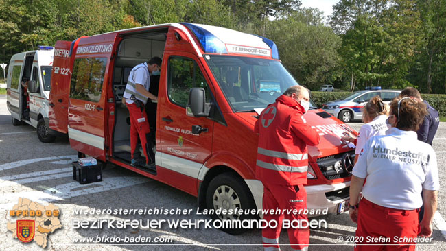 20201003 Personensuche in Berndorf Foto: © Stefan Schneider BFKDO BADEN 20201003 Personensuche in Berndorf Foto: © Stefan Schneider BFKDO BADEN