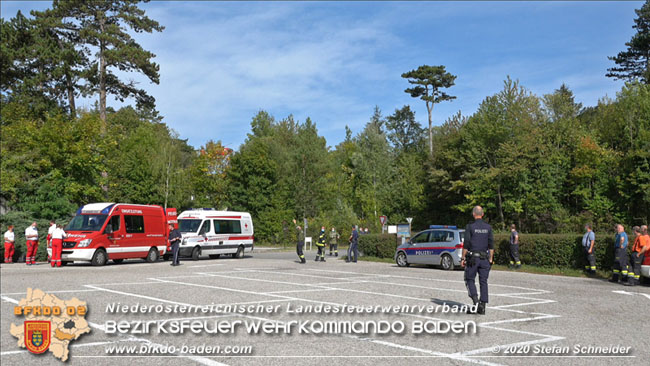 20201003 Personensuche in Berndorf Foto: © Stefan Schneider BFKDO BADEN 20201003 Personensuche in Berndorf Foto: © Stefan Schneider BFKDO BADEN